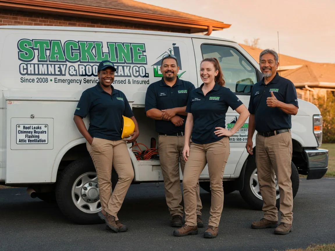 Chimney flashing repair company in Sinton, TX